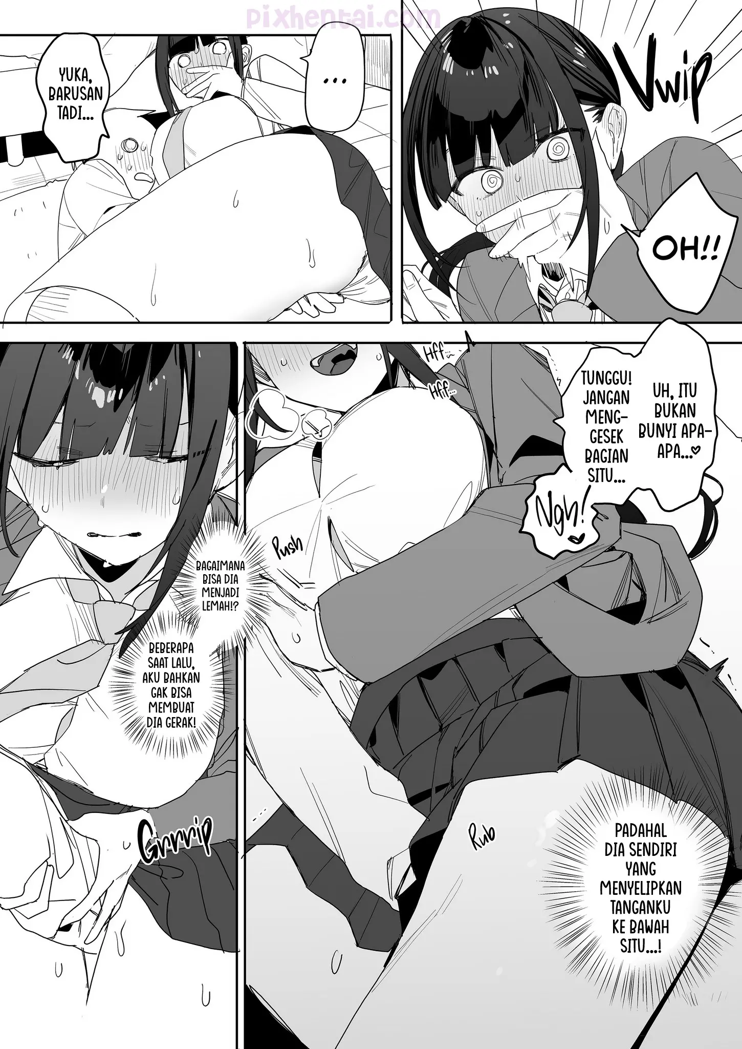 Komik hentai xxx manga sex bokep Satu satunya Kelemahan Yuka yang Tanpa Cela Mudah Terangsang 8